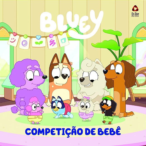 Bluey Livro De Historia - Competicao De Bebe