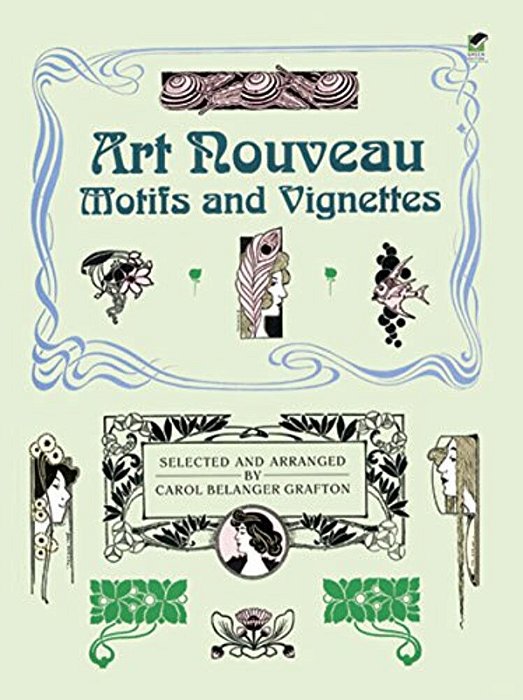 Art Nouveau Motifs And Vignettes-..