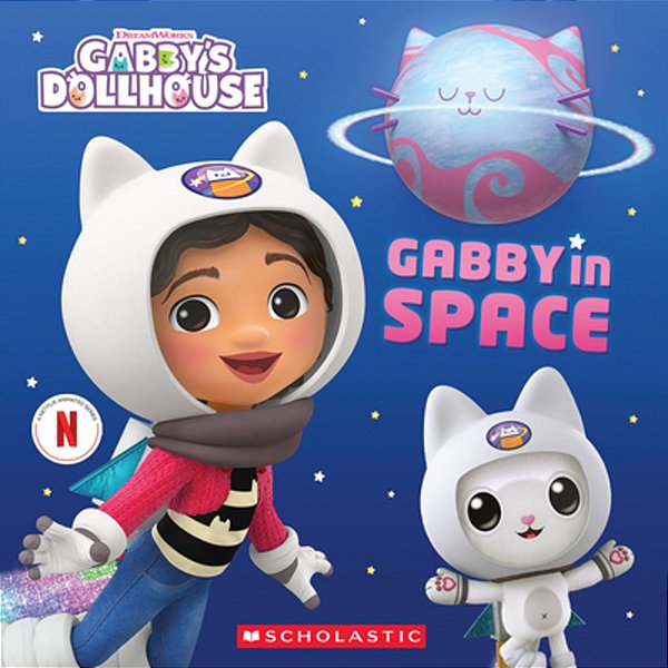 Gabby's Dollhouse: Gabby In Space (Storybook With Sparkly Cover)-..