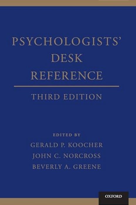 Psychologists' Desk Reference Third Edition-..