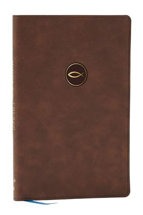 Spurgeon And The Church: Acts Through Revelation With Devotions From Charles Spurgeon (Nkjv, Brown Leathersoft, Comfort Print)-..