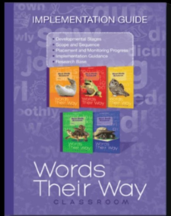 Words Their Way Classroom 2019 Teacher Edition-..