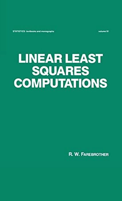 Linear Least Squares Computations-..