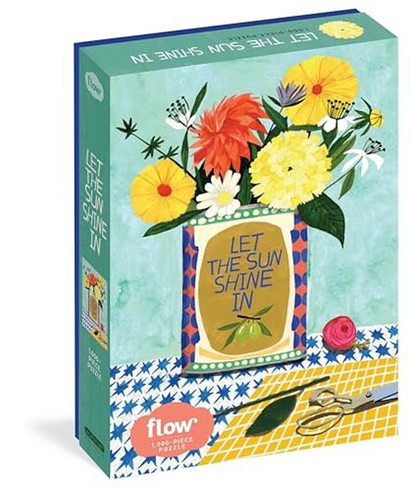 Let The Sun Shine In 1,000-Piece Puzzle: (Flow) For Adults Families Picture Quote Mindfulness Game Gift Jigsaw 26 3/8" X 18 7/8"-..
