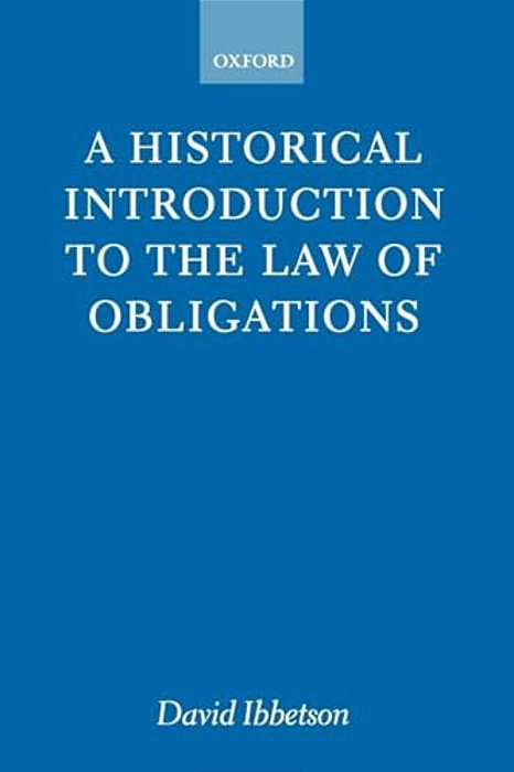 A Historical Introduction To The Law Of Obligations-..