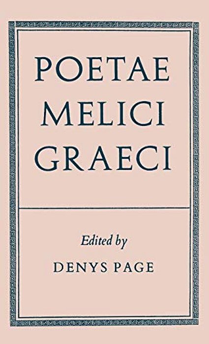 Poetae Melici Graeci-..