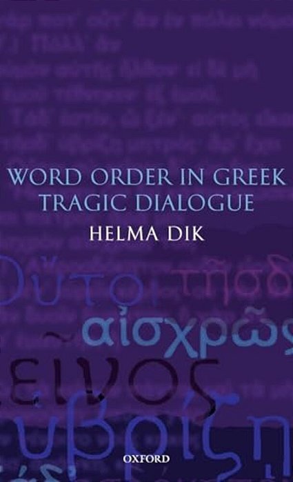 Word Order In Greek Tragic Dialogue-..