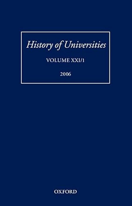 History Of Universities: Volume XXI/1-..