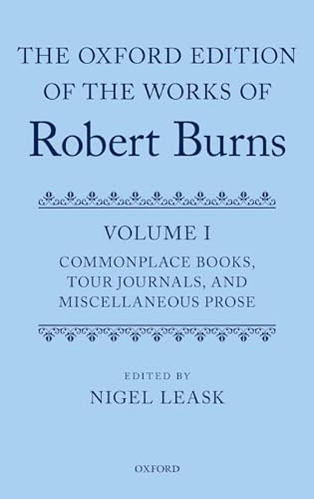 Oxf Ed Works Robert Burns Vol 1 Oewrb C-..