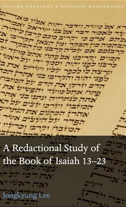Redactional Study Of The Book Of Isaiah 13-23-..