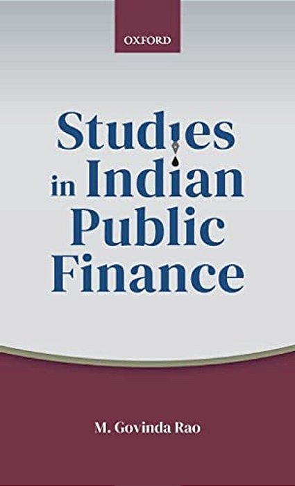 Studies In Indian Public Finance-..