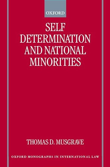 Self-Determination And National Minorities-..