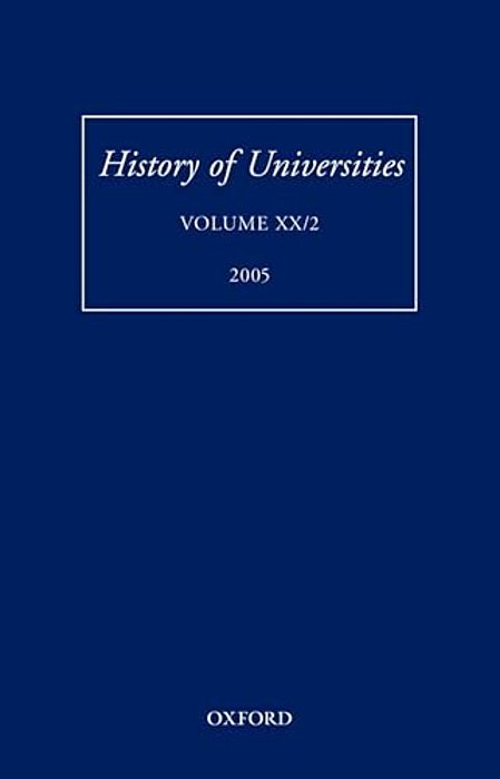 History Of Universities: Volume XX/2-..