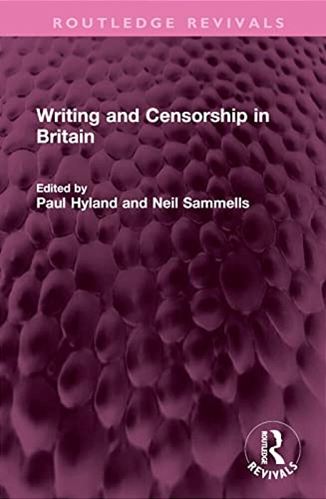 Writing And Censorship In Britain-..