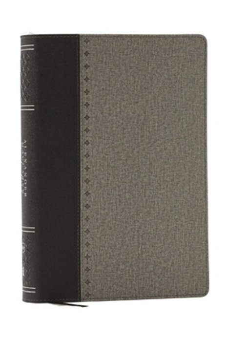 Alexander Maclaren Study Bible: Encouragement And Insights For A Christ-Centered Life (Nkjv, Black/Gray Leathersoft, Comfort Print, Thumb Indexed)-..