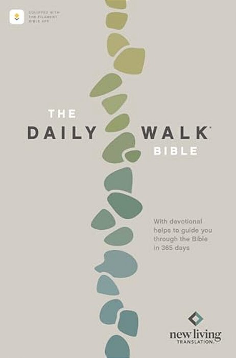 The Daily Walk Bible Nlt, Filament Enabled (Softcover)-..