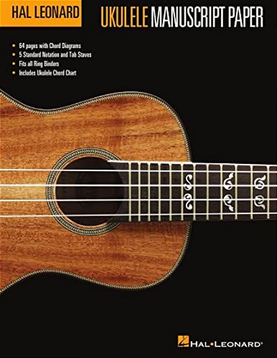 Hal Leonard Ukulele Manuscript Paper-..