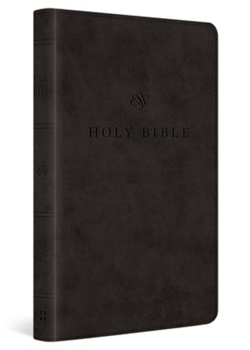 Esv Premium Church Bible, Large Print, Red Letter (Trutone, Black)-..