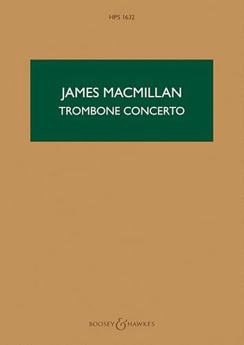 Trombone Concerto Hps1632 Trombone And Orchestra Study Score-..