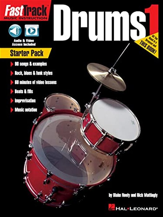 Fasttrack Drum Method Starter Pack Book/Online Media-..