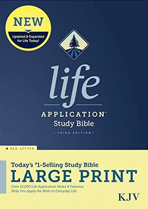 Kjv Life Application Study Bible, Third Edition, Large Print (Hardcover, Red Letter)-..
