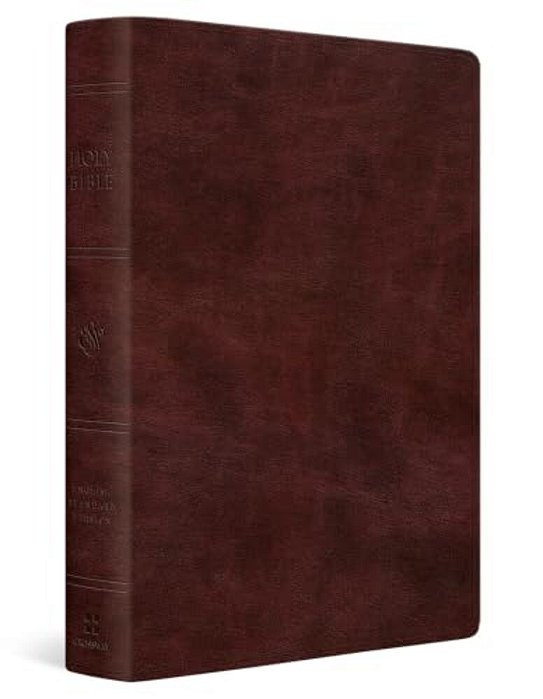 Esv Giant Print Personal Size Bible, Red Letter (Trutone, Mahogany)-..