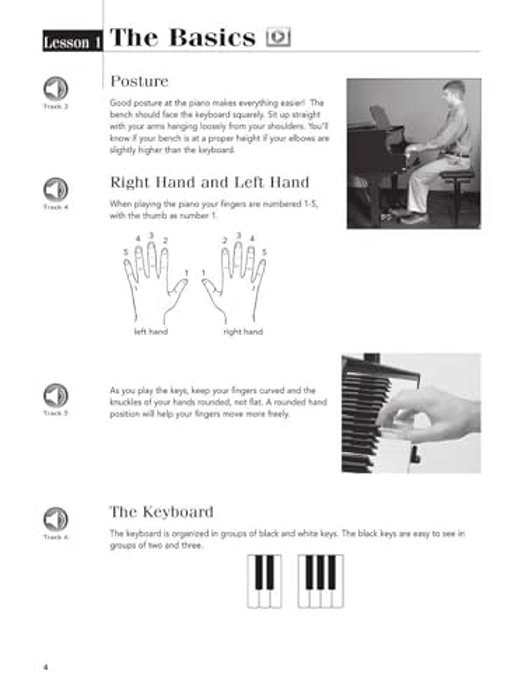 Play Piano Today! All-In-one Beginner's Pack: Includes Book 1, Book 2, Audio & Video-..