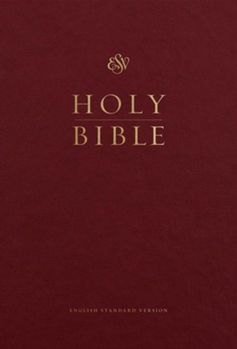Esv Pew And Worship Bible, Large Print (Burgundy)-..