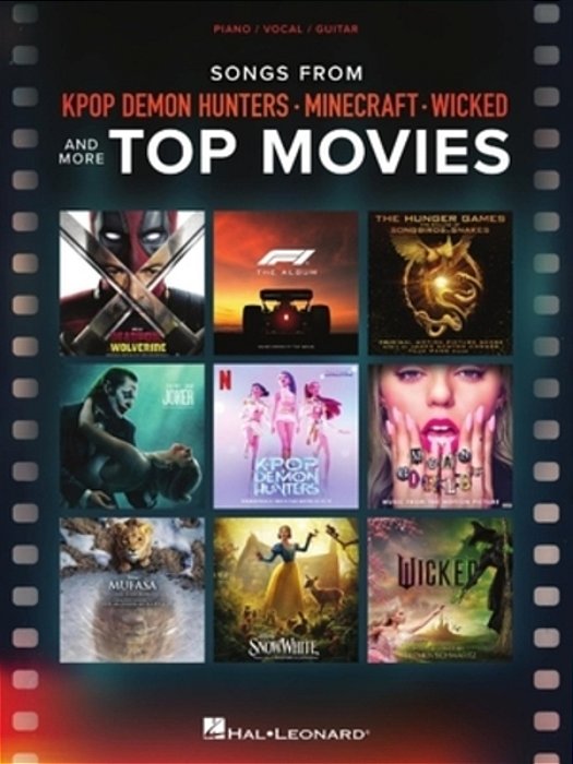 Songs From Kpop Demon Hunters, Minecraft, Wicked And More Top Movies - Piano/Vocal/guitar Songbook-..