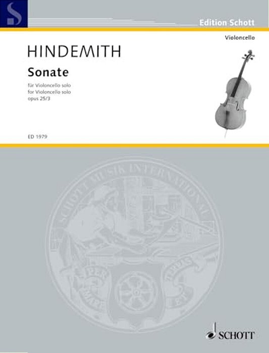 Sonata, Op. 25, No. 3 (1922): For Solo Violoncello-..