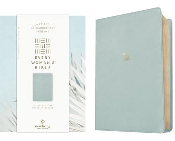 Nlt Every Woman's Bible, Filament Enabled (Leatherlike, Sky Blue, Red Letter)-..