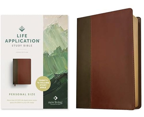 Nlt Life Application Study Bible, Third Edition, Personal Size (Leatherlike, Brown/Mahogany, Red Letter)-..