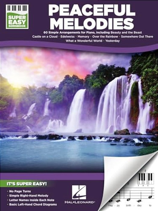 Peaceful Melodies - Super Easy Piano Songbook-..