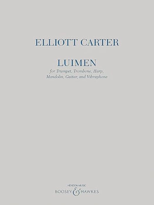 Luimen For Trumpet, Trombone, Harp, Mandolin, Guitar And Vibraphone Score-..