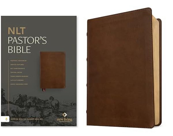 Nlt Pastor's Bible, Filament Enabled (Leatherlike, Brown, Red Letter)-..