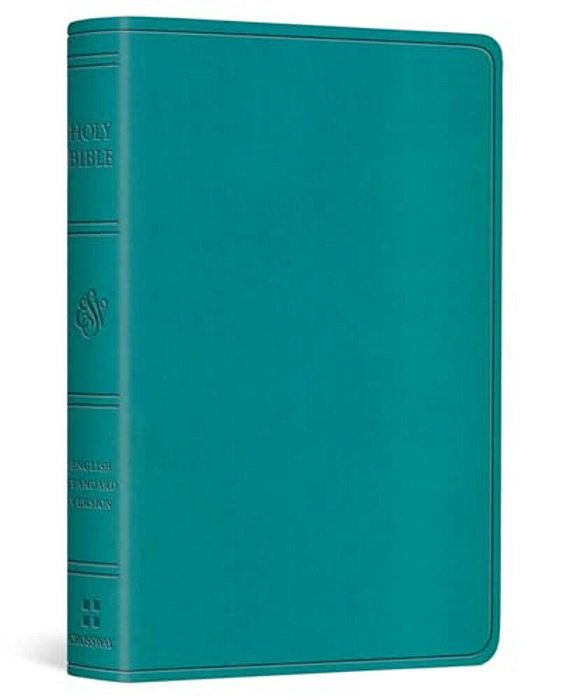 Esv Vest Pocket New Testament With Psalms And Proverbs, Red Letter (Trutone, Teal)-..