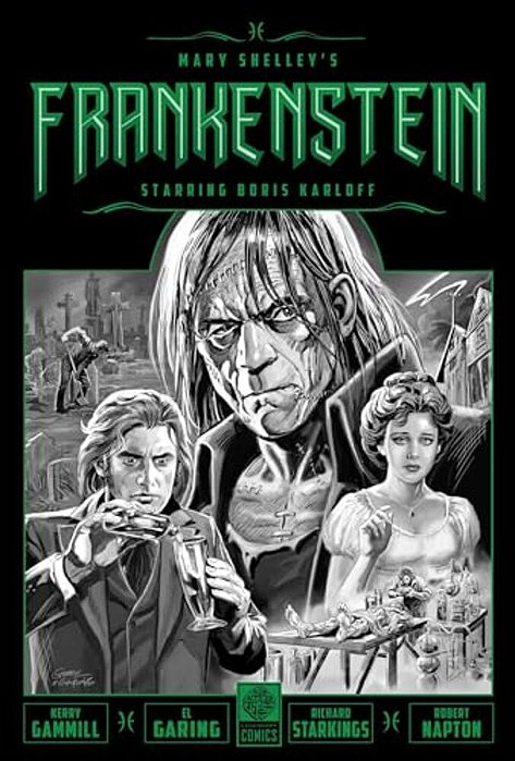 Mary Shelley's Frankenstein Starring Boris Karloff-..