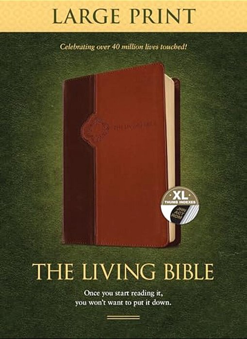 The Living Bible Large Print Edition, Tutone-..