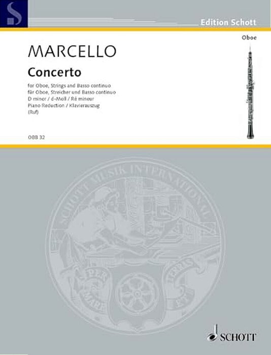 Concerto In D Minor: Oboe With Piano Accompaniment-..