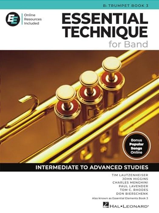 Essential Technique For Band - Bb Trumpet Book 3 With Online Resources: Intermediate To Advanced Studies-..