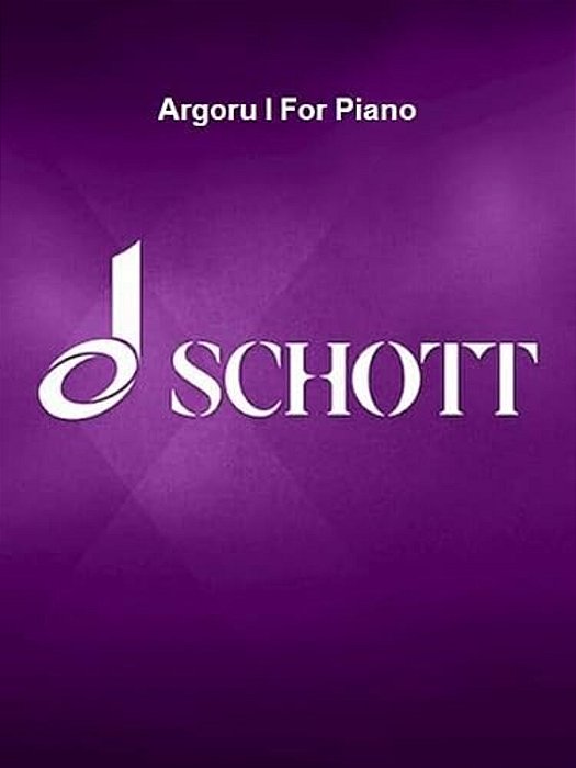 Argoru I For Piano-..