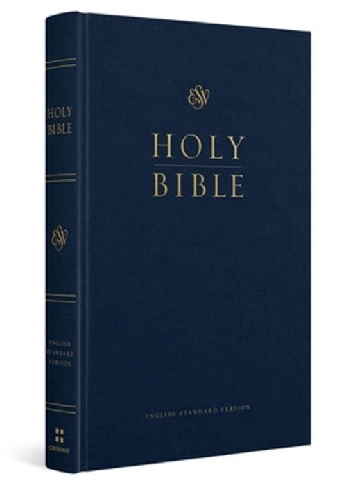 Esv Church Bible, Large Print (Hardcover, Blue)-..