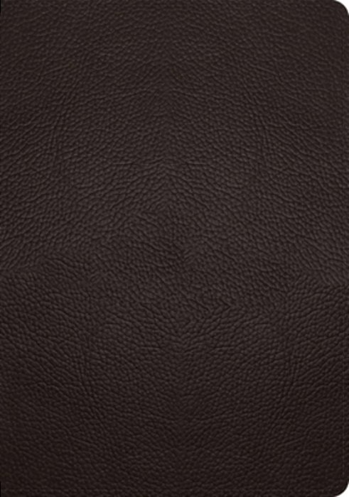 Esv Study Bible (Buffalo Leather, Deep Brown)-..