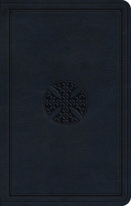 Esv Premium Gift Bible (Trutone, Navy, Mosaic Cross Design)-..