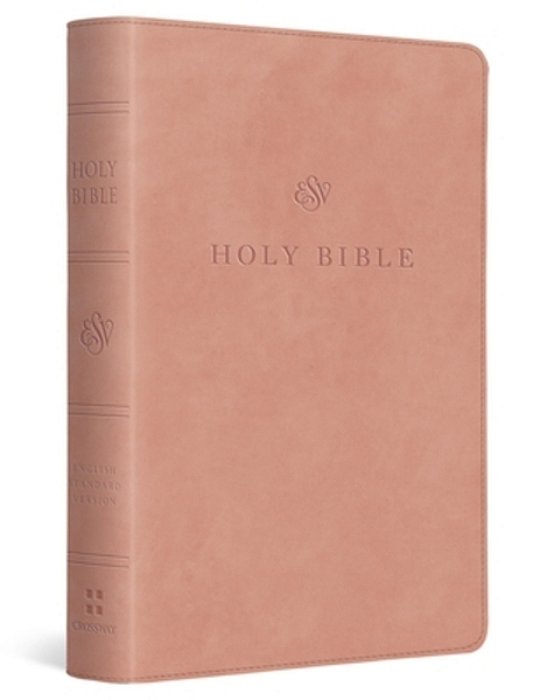 Esv Large Print Compact Bible (Trutone, Blush Rose)-..