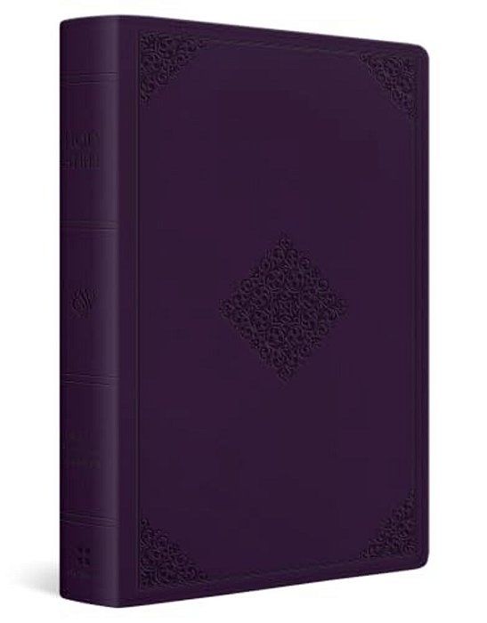 Esv Giant Print Personal Size Bible, Red Letter (Trutone, Lavender, Ornament Design)-..