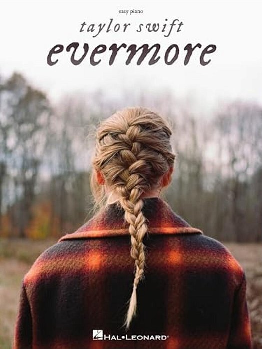 Taylor Swift - Evermore Easy Piano Songbook With Lyrics-..