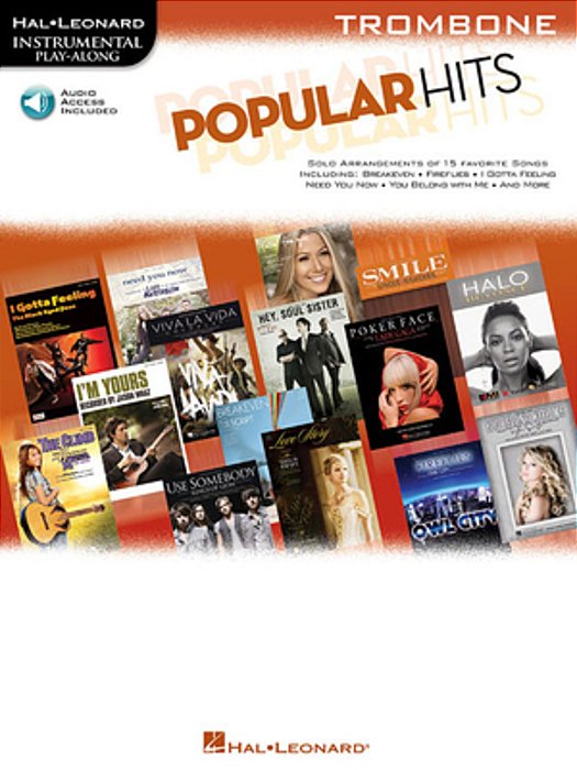 Popular Hits: Instrumental Play-Along For Trombone-..