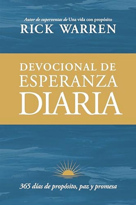 Devocional De Esperanza Diaria: 365 Días De Propósito, Paz Y Promesa-..