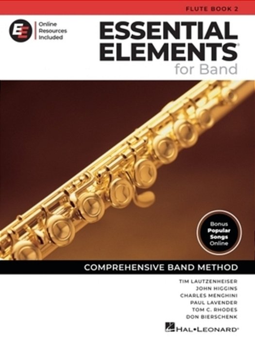 Essential Elements For Band Flute Book 2 Beginner And Intermediate Flute Method Book With Sheet Music And Online Tools Comprehensive Lesson Book For S-..